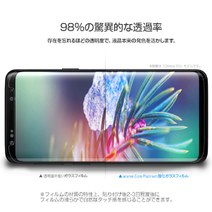 araree Galaxy S9+用強化ガラスフィルム CORE PLATINUM AR12531S9P-イメージ10