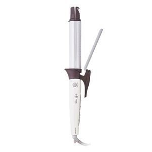 テスコム マイナスイオン2WAYスチームヘアーアイロン(32mm) elims me ラテホワイト TW553AW-イメージ2