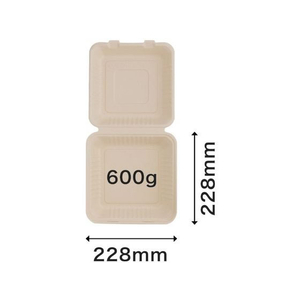 パックスタイル バガス容器 新BBランチ 230-230 50枚 FC359SH-00683957-イメージ3