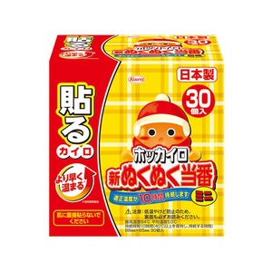 興和 ホッカイロ 新ぬくぬく当番 貼る ミニ 30個 FC24823-イメージ1