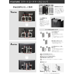 ナカムラ WALL マグネット付き電源タップ+スマートコードケースセット WSPSA5119-イメージ5