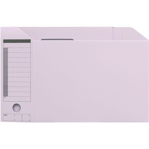 プラス ボックスファイル/A4/再生紙/バイオレット FL-051BF/78086 FCC5154-78086/FL-051BF-イメージ3