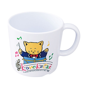 エンテック こねこたい 片手コップ(大) ブルー FC73168-L-115B-イメージ1