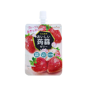 たらみ おいしい蒟蒻ゼリー いちご味 150g FCJ358L-イメージ1