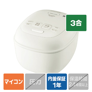 シャープ KS-C5E5-W 炊飯ジャー/3合炊き e angle select ホワイト