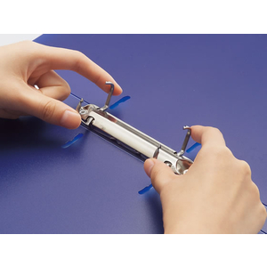 リヒトラブ CUBE FIZZ リングファイル(ツイスト スリム)A4タテ 27mmグリーン F385069-F7005-7-イメージ3