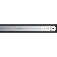 シンワ 直尺 シルバー600mm上下段p=1.0mm 13412 FC769UH-8163847