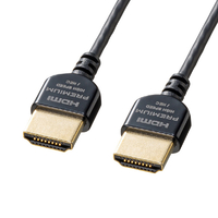 サンワサプライ プレミアムHDMIケーブル(スーパースリムタイプ・1．8m) ブラック KM-HD20-PSS18