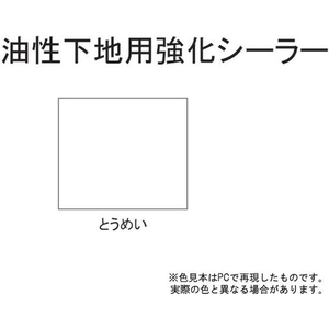 サンデーペイント 油性下地用強化シーラー 透明 700mL FCE416Z-#255931-イメージ2