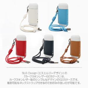 SLG Design Calf Skin Leather iQOS Case タン SD11532-イメージ6