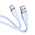 VOLTME PowerLink Moss USB-A & USB-C ケーブル(シリコン) ブルー C2122-イメージ1