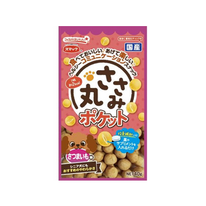 スマック ささみ丸 ポケットさつまいも味 40g FC687RW-イメージ1