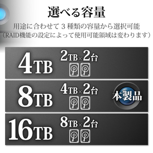 LACIE LaCie 2big RAID 8TB STHJ8000800-イメージ6