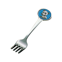 高山工業 ステンレス お子様用カトラリー パンダ フォーク 青 FC882LF-2461820