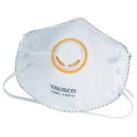 トラスコ中山 TRUSCO/一般作業用マスク 活性炭入 排気弁付 10枚入 FCD878C-2868750