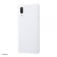 レイアウト AQUOS sense3 plus用TPUソフトケース キラキラ ディズニーキャラクター ミッキー RT-DAQSE3PA/MKM