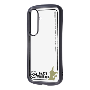 レイ・アウト Galaxy S26用 / ポケットモンスター / Puffull 衝撃吸収 バンパー ハイブリッドケース ミミッキュ_シルエット RC-PGS26CMD2B/PK72-イメージ1
