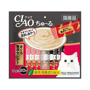 いなば CIAO ちゅーる まぐろ贅沢セレクト 14g×20P FC33845-イメージ1