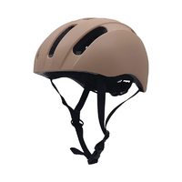 テラオ ジュニアヘルメット CHIARO カフェブラウン T-KS18 ﾌﾞﾗｳﾝ