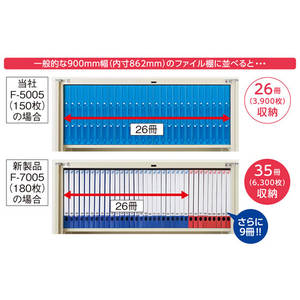 リヒトラブ CUBE FIZZ リングファイル(ツイスト スリム)A4タテ 27mmブルー F385072-F7005-8-イメージ7