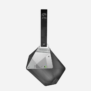 AULUMU AirPods Pro 3 ダイヤカット幾何学デザインケース トランスルーセントグレー ALM28533APP3-イメージ2