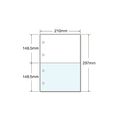 キング商事 マルチプリンタ帳票 A4 カラー 2面 4穴 100枚 F806782-A4CF2-4
