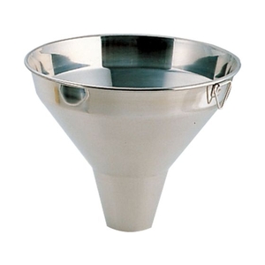 エムテートリマツ 18-8 太口ロート 金具付 15cm (一斗缶用) FCM6566-043005001-イメージ1