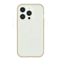 グルマンディーズ iPhone 16 Pro用耐衝撃ケース IIIIfit Clear ベージュ IFT-174BE