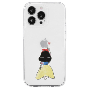 AKAN iPhone 14 Pro用ソフトクリアケース お姫様 AK23533I14P-イメージ1
