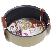 竹原製缶 TA116トレパンIHナベ16CM ベージュ TA116ﾄﾚﾊﾟﾝIHﾅﾍﾞ16CM