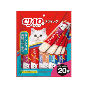 いなば CIAO スティック まぐろ・かつお 海鮮バラエティ 20本 FC002RK-イメージ1