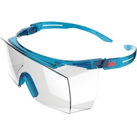 3M セキュアフィット 保護めがね クリア SF3701AS-BLU N FCD536A-2201371
