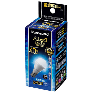 パナソニック LED電球 E17口金 全光束440lm(4．9W小形電球広配光タイプ) 昼光色相当 パルック プレミア LDA5DGE17DSK4-イメージ1