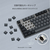 SATECHI SM3 SLIM MECHANICAL BACKLIT BLUETOOTH KEYBOARD - US LAYOUT SATECHI (ダーク) PST-KSM3DK-EN-イメージ3