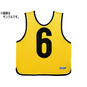 モルテン ゲームベスト ジュニア 黄 番号5 FCJ414D-GB0012Y-5-イメージ1