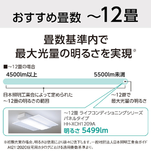 パナソニック ～12畳 LEDシーリングライト パルック HH-XCH1209A-イメージ7