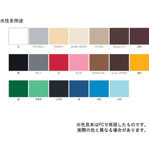 サンデーペイント 水性多用途 白 14L FCE418Z-#265961-イメージ2