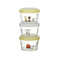 スケーター 薄肉保存容器3Pセット SNOOPY FC064PZ-SIJ3
