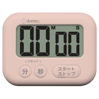 dretec/大画面タイマー「シャボン」 ピンク T-614PK FCD016C-4689485