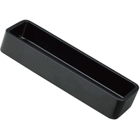 ヤマコー 木製 カトラリーサーバー 08363 ブラック FC498LY-8501230