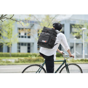 アイリスオーヤマ HUGEL エアロゲルリュック型 クーラーバッグ 15L FCK706A-AGSC-R15C-イメージ2