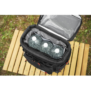 アイリスオーヤマ HUGEL エアロゲルリュック型 クーラーバッグ 15L FCK706A-AGSC-R15C-イメージ3