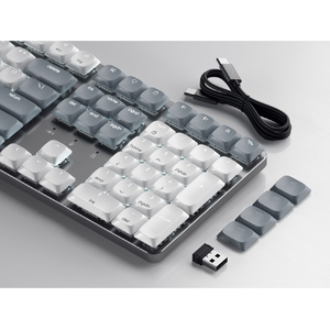SATECHI SM3 SLIM MECHANICAL BACKLIT BLUETOOTH KEYBOARD - US LAYOUT SATECHI (ライト) PST-KSM3LT-EN-イメージ2