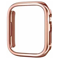 GAACAL Apple Watch Series 1-3 [38mm]用プラスチックフレーム メタリックローズゴールド W00224R1