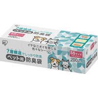 アイリスオーヤマ ペット用防臭袋 SSサイズ 200枚入 FCJ494V-PBB-SS200