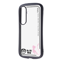 レイ・アウト Galaxy S26用 / ポケットモンスター / Puffull 衝撃吸収 バンパー ハイブリッドケース ミュウ_シルエット RC-PGS26CMD2B/PK73