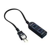 パナソニック ザ・タップF ジャストフィット(3個口・30cm) ブラック WHF21033BP