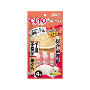 いなば CIAO ちゅーる 1歳までの子ねこ用 まぐろ 4本 FC004RK-イメージ1
