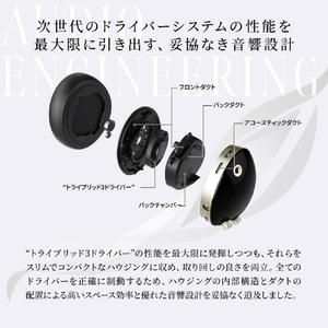 AVIOT オーバーイヤー型ヘッドフォン Black WA-J1-BK-イメージ10