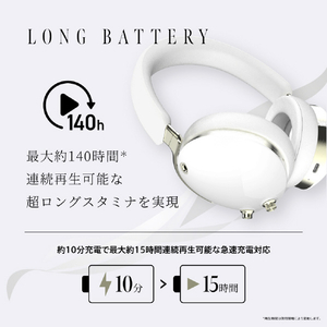 AVIOT オーバーイヤー型ヘッドフォン Black WA-J1-BK-イメージ16